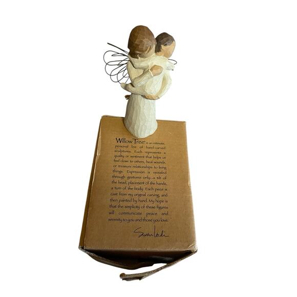 Willow Tree "ANGEL'S EMBRACE" Ornament 2002 by Susan Lordi Demdaco #26084- Vtg - Picture 4 of 13